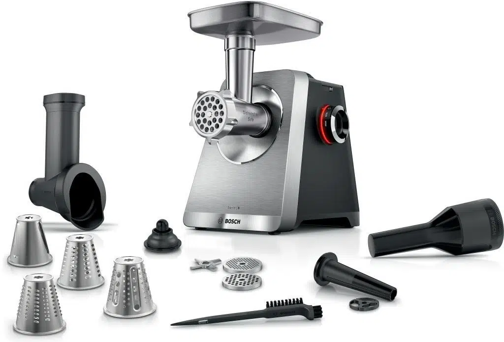Bosch MFWS840M Serie 8 Kıyma Makinesi MultiPower 2500 W Paslanmaz çelik